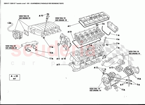 Part Diagram for Maserati 14459081