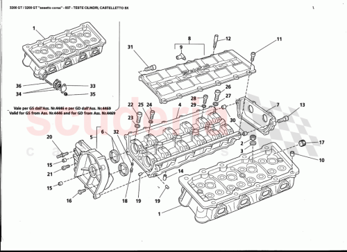 Part Diagram for Maserati 585000104
