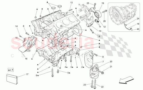 Part Diagram for Maserati 670007404
