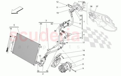 Part Diagram for Maserati 670033078