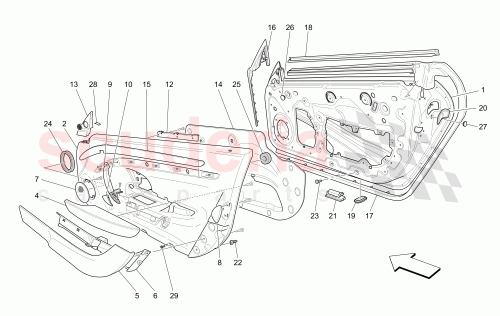 Part Diagram for Maserati 968795000