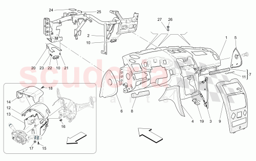Part Diagram for Maserati 67712800