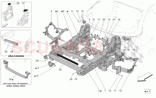 Part Diagram for Maserati 670293423