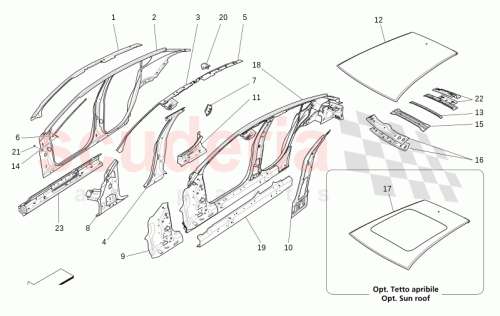 Part Diagram for Maserati 673007936