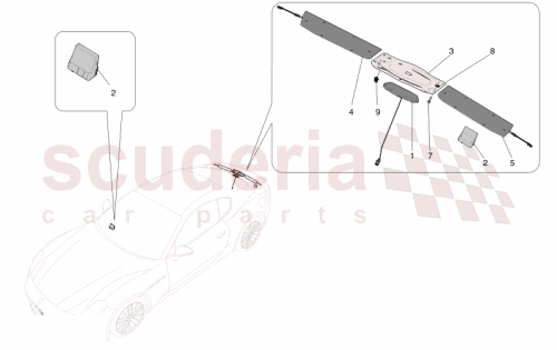 Part Diagram for Maserati 670214225