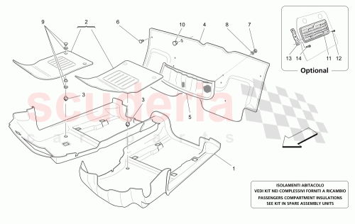 Part Diagram for Maserati 67512719