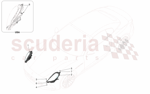 Part Diagram for Maserati 670310051