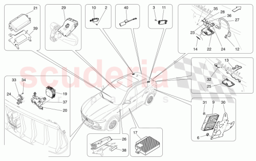 Part Diagram for Maserati 670173135
