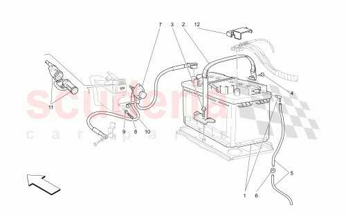 Part Diagram for Maserati 383000322