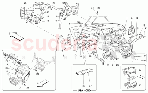 Part Diagram for Maserati 85190600