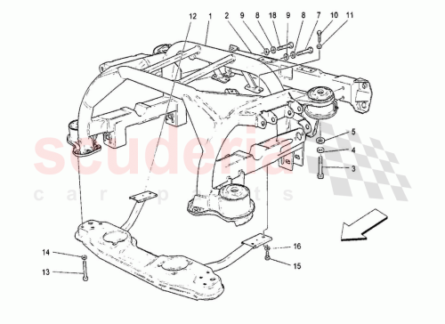 Part Diagram for Maserati 67997900