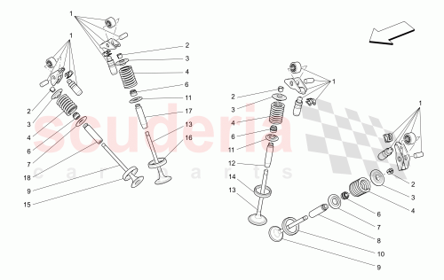 Part Diagram for Maserati 331715