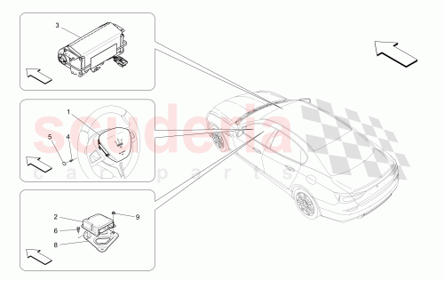 Part Diagram for Maserati 670071539