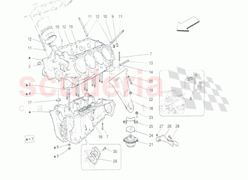 Part Diagram for Maserati 281182