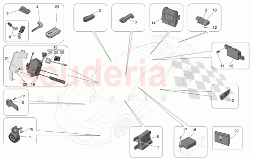 Part Diagram for Maserati 675001341