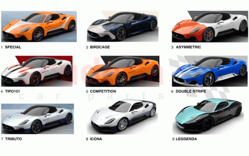 Part Diagram for Maserati 670296436