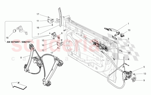 Part Diagram for Maserati 670031825
