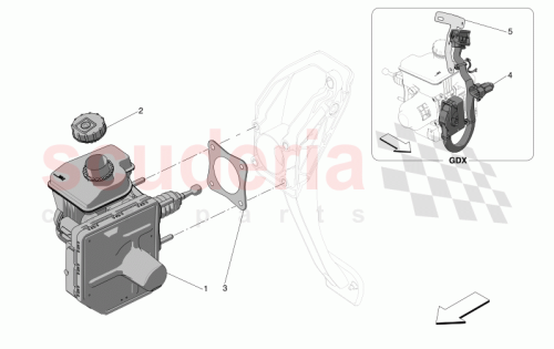 Part Diagram for Maserati 670219038