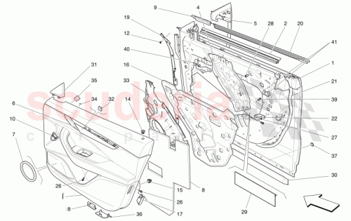 Part Diagram for Maserati 670153315
