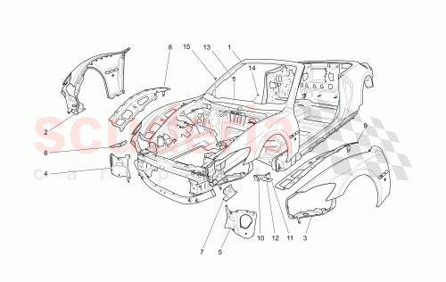 Part Diagram for Maserati 980145331