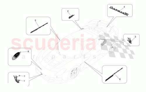 Part Diagram for Maserati 670214088