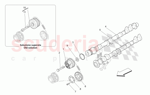 Part Diagram for Maserati 258480