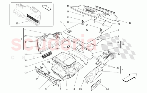 Part Diagram for Maserati 670017308