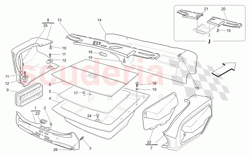 Part Diagram for Maserati 981438406