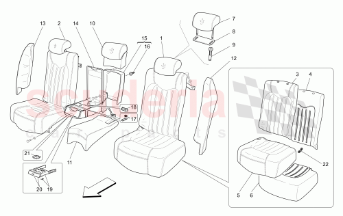 Part Diagram for Maserati 981316732