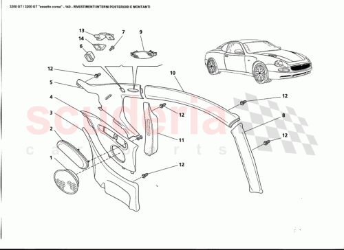 Part Diagram for Maserati 667770