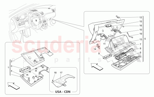 Part Diagram for Maserati 68240148