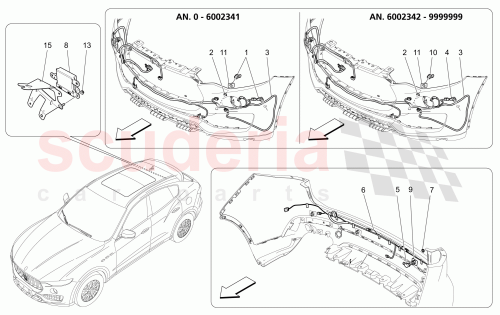 Part Diagram for Maserati 670036672