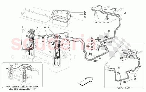 Part Diagram for Maserati 206586