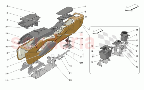 Part Diagram for Maserati 670161130