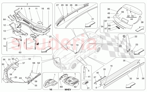 Part Diagram for Maserati 675002251