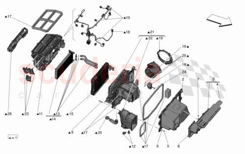 Part Diagram for Maserati 675001186