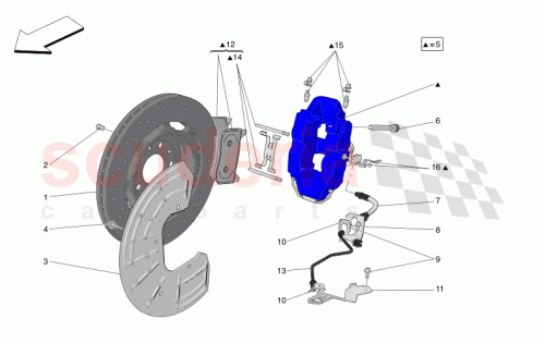 Part Diagram for Maserati 673002330