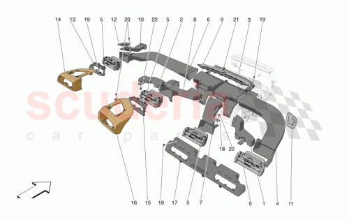 Part Diagram for Maserati 670156454
