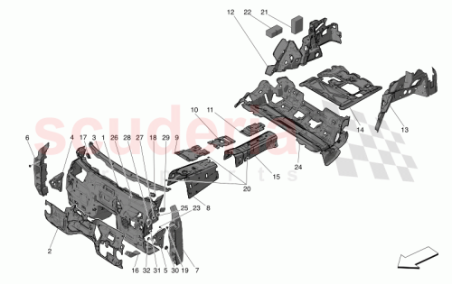 Part Diagram for Maserati 670176897