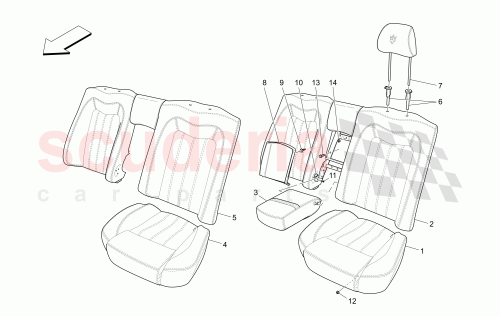 Part Diagram for Maserati 968090848