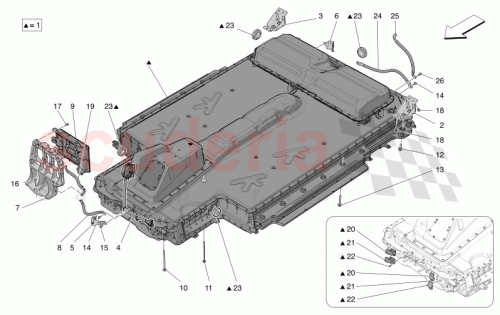 Part Diagram for Maserati 670299082