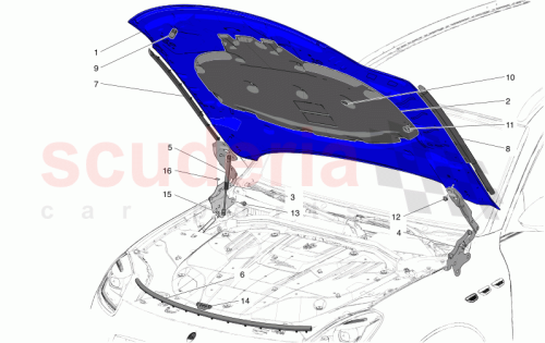 Part Diagram for Maserati 673013822