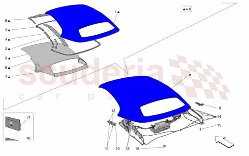Part Diagram for Maserati 673014060