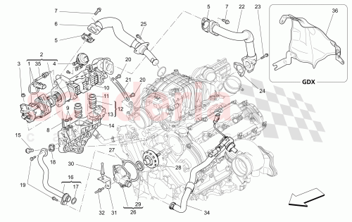 Part Diagram for Maserati 46328197
