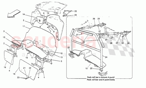 Part Diagram for Maserati 68190400