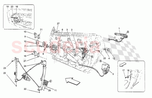 Part Diagram for Maserati 67077900