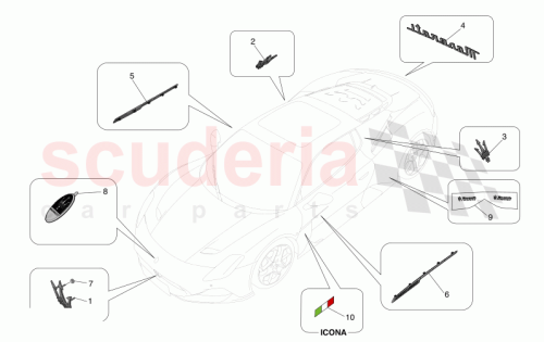 Part Diagram for Maserati 675001367