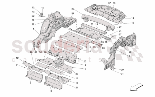 Part Diagram for Maserati 673015566