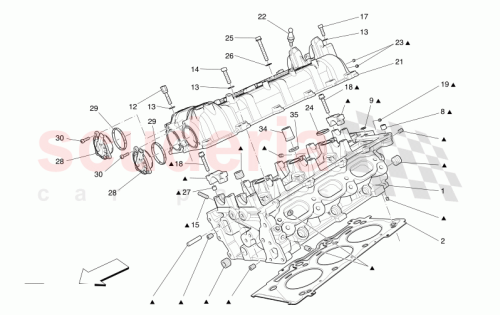 Part Diagram for Maserati 318131