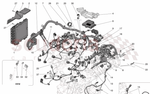 Part Diagram for Maserati 670050340
